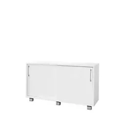 Schäfer Shop Genius Sideboard mit Schüben und Türen, B 1200 x T 500 x H 720 mm, weiss