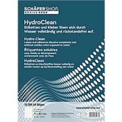 Schäfer Shop Genius Wasserlösliche Etiketten HydroClean, 70,0 x 38,1 mm