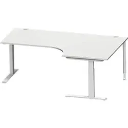 Schäfer Shop Genius Winkelschreibtisch MODENA FLEX 90°, C-Fuss-Rechteckrohr, B 2000 mm, Ansatz rechts,