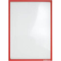 Schäfer Shop Select Magnetrahmen, für A4-Dokumente, UV-beständige PET-Folie, rot, 4 Stück