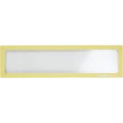 Schäfer Shop Select Magnetrahmen, für Überschriften (DINA5 quer/ DIN A4), UV-beständige PET-Folie, gelb, 4 Stück