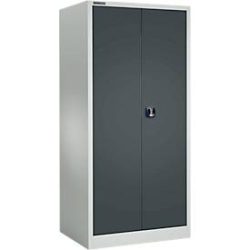 Schäfer Shop Select Materialschrank MSI 2609, Belastb. 50 kg je Boden, H 1935 mm, lichtgrau/anthrazitgrau