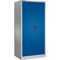 Schäfer Shop Select Materialschrank MSI 2609 S, B 950 mm, weissaluminium/enzianblau