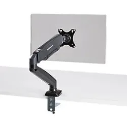 Schäfer Shop Select Monitorarm MX8-112, für 1 Display bis 32? & bis 8 kg, neig-/schwenk-/drehbar, höhenverstellbar, Kabelführung, VESA, Tischklemme