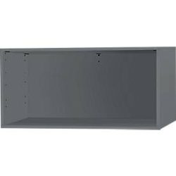 Schäfer Shop Select Aufsatzregal, 1 OH, B 800 x T 420 x H 372 mm, Holz, graphit