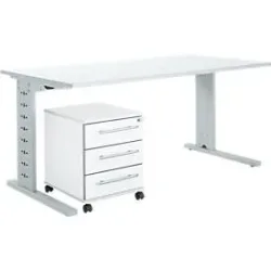 Schäfer Shop Select Büromöbelset 2-tlg. Moxxo IQ Schreibtisch B 1600 x T 800 mm, C-Fuss
