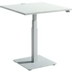Schäfer Shop Select Beistelltisch FLEXXAS, elektrisch höhenverstellbar, ergonomisch, B 800 mm, lichtgrau