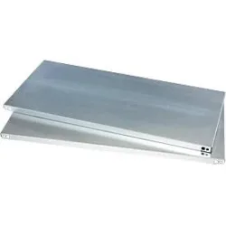 Schäfer Shop Select Fachböden, für Materialschränke ohne Mitteltrennwand & mit B 950 mm, bis 50 kg, B 950 x T 600 mm, verzinkter Stahl, silber