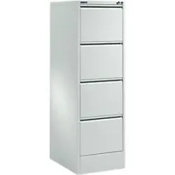 Schäfer Shop Select Hängeregistraturschrank MS iCONOMY, Stahl, 1-bahnig, offener Rahmen, B 425 mm, lichtgrau RAL 7035