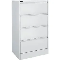 Schäfer Shop Select Hängeregistraturschrank MS iCONOMY, Stahl, 2-bahnig, geschlossene Wanne, B 780 mm, lichtgrau RAL 7035