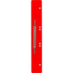 Schäfer Shop Select Heftstreifen, PP, rot, DIN A4, Metall-Deckleiste