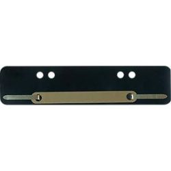 Schäfer Shop Select Heftstreifen, PP, schwarz, DIN A5, Metall-Deckleiste