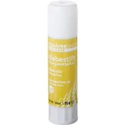 Schäfer Shop Select Klebestift, 20 Gramm, lösungsmittelfrei, geruchsarm, auswaschbar, transparent