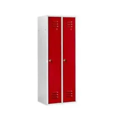 Schäfer Shop Select Kleiderspind, mit 2 Abteilen, Zylinderschloss, Tür rot