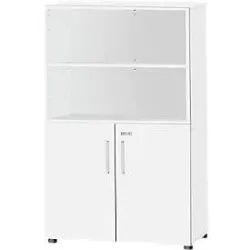 Schäfer Shop Select Kombischrank SET UP, 4 OH, weiss/weiss