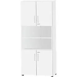 Schäfer Shop Select Kombischrank SET UP, 6 OH, weiss/weiss