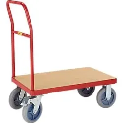 Schäfer Shop Select Plattformwagen mit Schiebegriff, Ladefläche 1000 x 600 mm