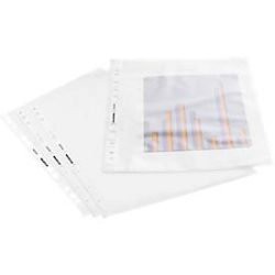 Schäfer Shop Select Prospekthüllen Exclusiv, PP, DIN A4, seitlich offen, Stärke 0,06mm, 100 Stück