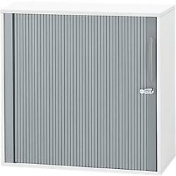 Schäfer Shop Select Querrollladenschrank Start Off, 2 OH, abschliessbar, B 800 x T 420 x H 744 mm, Holz, weiss