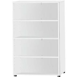 Schäfer Shop Select Regal, 4 OH, B 800 x T 420 x H 1514 mm, weiss