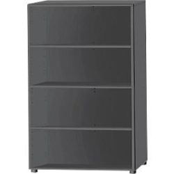 Schäfer Shop Select Regal, 4 OH, B 800 x T 420 x H 1514 mm, graphit