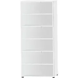 Schäfer Shop Select Regal, 6 OH, B 800 x T 420 x H 2240 mm, weiss