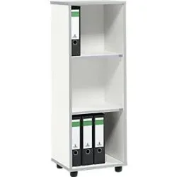 Schäfer Shop Select Regal MOXXO IQ, Holz, 3 Fächer, 3 OH, B 401 x T 362 x H 1115 mm, weiss