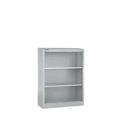 Schäfer Shop Select Stahlregal MS iCONOMY, 3 Ordnerhöhen, B 800 x T 400 x H 1215 mm, weissaluminium RAL 9006