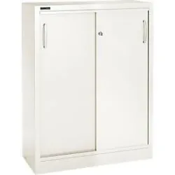 Schäfer Shop Select Schiebetürenschrank, 3 Ordnerhöhen, B 1200 mm, weiss RAL 9003