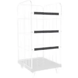 Schäfer Shop Select Spannband gummitex® BASIC, für Rollboxen ADB BASICline, Spannweite 750 mm, 2 Drahthaken, UV-beständig, L 520 x B 50 mm, PE-Fasern & Gummi, dunkelgrau
