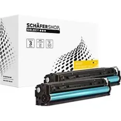 Schäfer Shop Select Sparset 2x Toner, kompatibel zu HP 131X (CF210X), schwarz