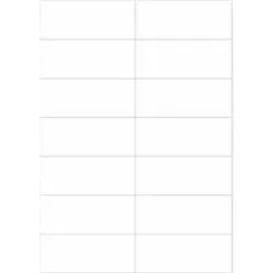 Schäfer Shop Select Universal-Etiketten, 105,0 x 42,3 mm, Permanentkleber, 1400 Stück