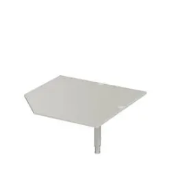 Schäfer Shop Select Winkelplatte PLANOVA ERGOSTYLE, CAD, B 1200, lichtgrau