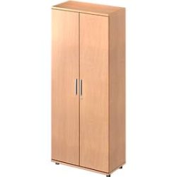 Schäfer Shop Pure Flügeltürenschrank Proplana,  5 Ordnerhöhen, Breite 800 mm, abschliessbar, Buche-Dekor