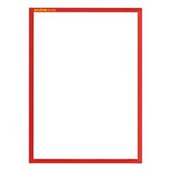 Schäfer Shop Pure SSI Magnetrahmen Standard, DIN A4 Hochformat, 5 Stück, rot