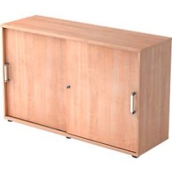 Hammerbacher Schiebetürenschrank 2FH CE Walnuss 1.200 x 400 x 748 mm