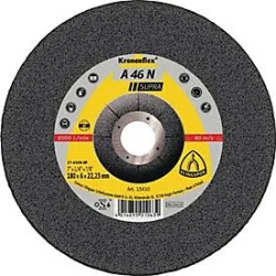 Schruppscheibe A 46 N Supra D125xS6mm gekr.Alu.Bohr.22,23mm, 10 Stück