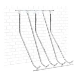 Schräghochparker WSM, 1-seitig, für Reifen bis B 60 mm, B 1750 x T 1470 x H 2010 mm, Stahl verzinkt, 5 Einhängeplätze
