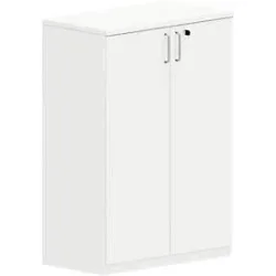 Schrank NEVADA, B 800 x T 445 x H 1155 mm, weiss