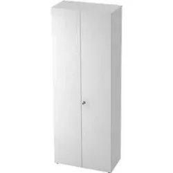 Schrank TOPAS LINE, Garderobenschrank, 6 Ordnerhöhen, B 800 mm, weiss
