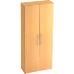 Schrank Office Braun Holz 80 cm 34.6 cm 188 cm - Farbe: Buche Dekor - Material: Holzwerkstoff - Schrank