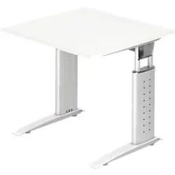 Hammerbacher Schreibtisch US08 80X80CM Weiß