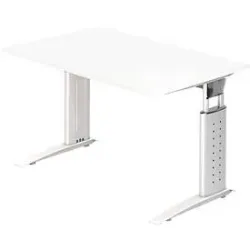 Hammerbacher Schreibtisch US12 120X120CM Weiß