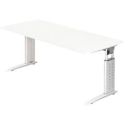 Hammerbacher Schreibtisch US19 180X180CM Weiß Weiß