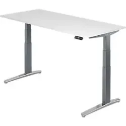 Schreibtisch Office Weiss Holz 180 cm - Material: Holzwerkstoff - Schreibtisch