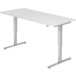 Schreibtisch Office Weiss Holz 180 cm - Material: Holzwerkstoff - Schreibtisch
