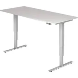Hammerbacher Sitz-Stehschreibtisch XDSM Lichtgrau 1.800 x 800 x 635 mm