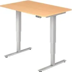 Hammerbacher Sitz-Stehschreibtisch XDSM Buche 1.200 x 800 x 635 mm