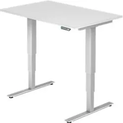 Hammerbacher Sitz-Stehschreibtisch XDSM Weiß 1.200 x 800 x 635 mm