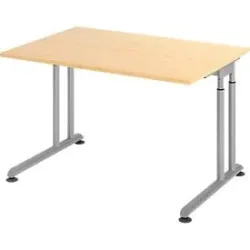 Schreibtisch Office Holz 120 cm - Farbe: Ahorn - Material: Holzwerkstoff - Schreibtisch